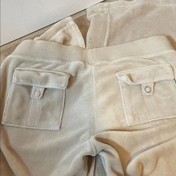 Juicy Couture Cream Velour Hoodie with Pink Label - Picture 15 of 15